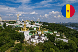 A picturesque land adorned with majestic golden towers, showcasing its rich cultural heritage and architectural marvels